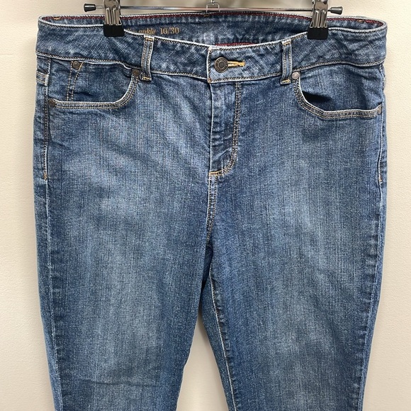 Talbots Curvy Slim Ankle Denim Jeans 10/30 - Picture 2 of 15